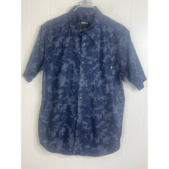 Marmot Syrocco Short-Sleeve Button Up Men's Shirt Size Large - Picture 4 of 13